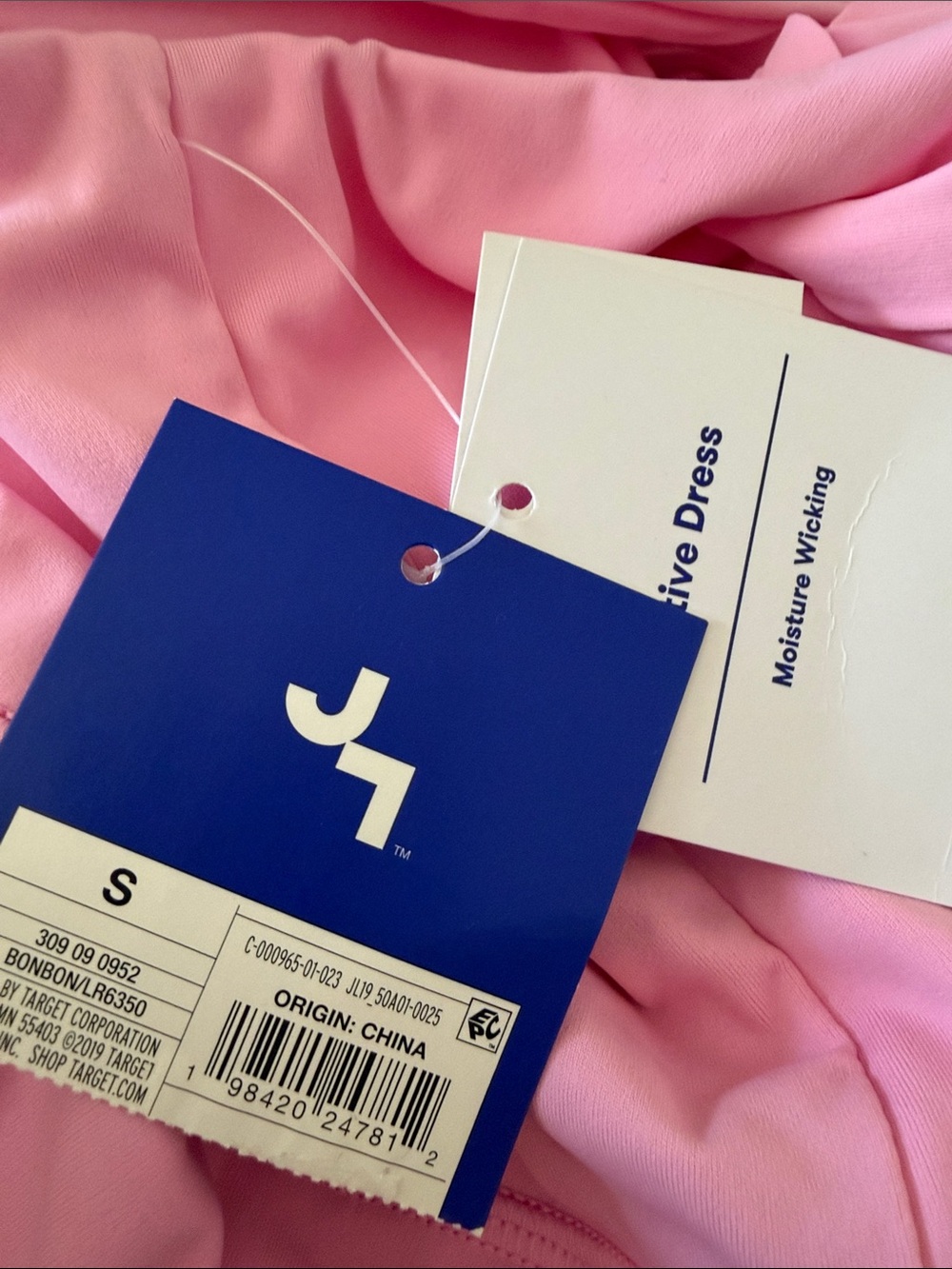 Women's Scallop Detail Active Dress - JoyLab Light PinK S - Picture 4 of 8